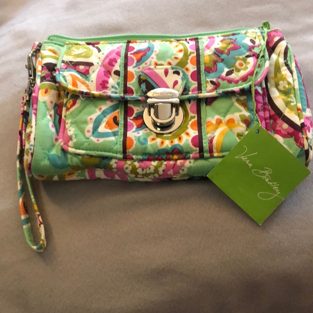 Vera Bradley 9in wristlet